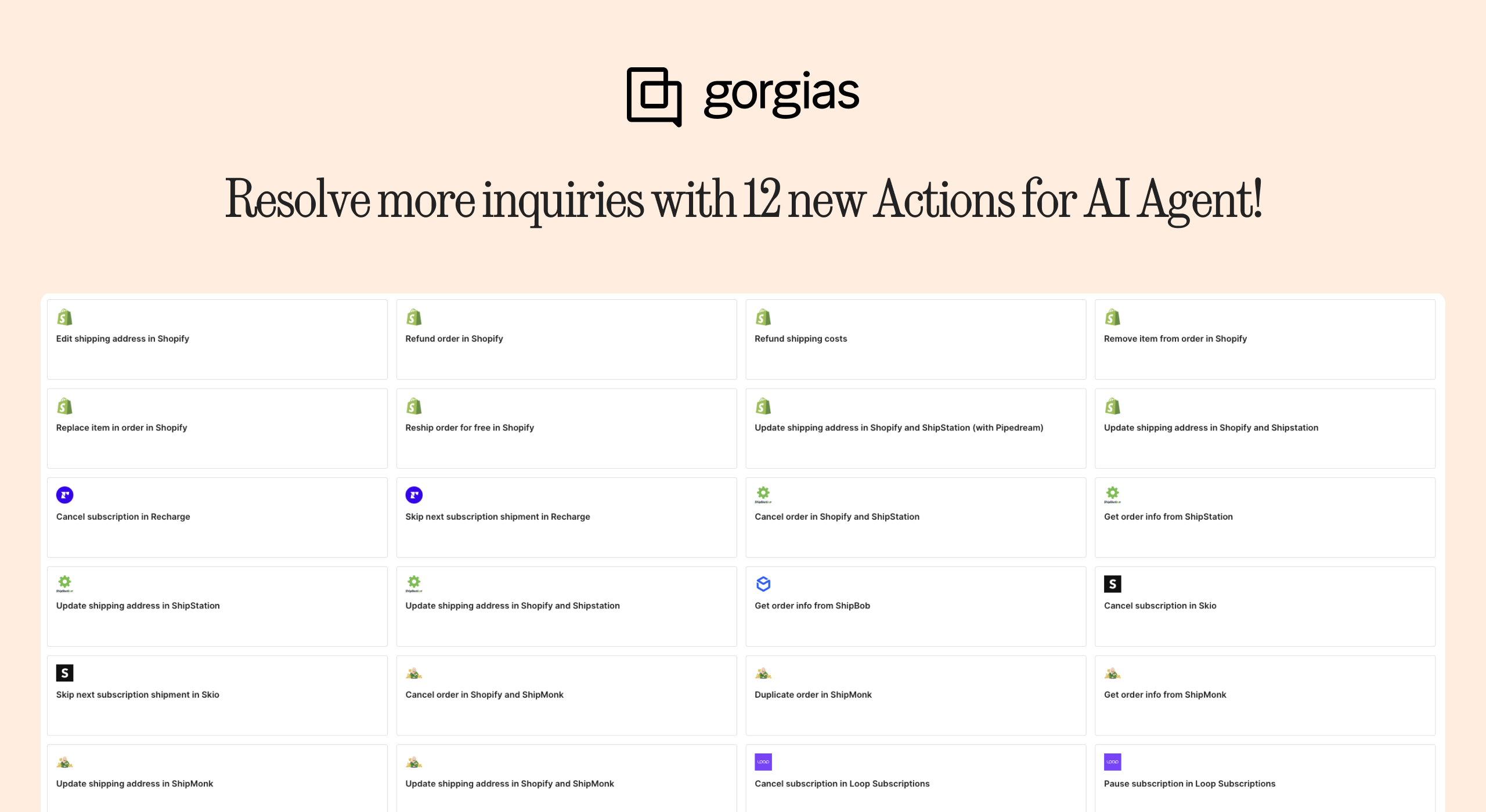 🥳 AI Agent: 12 new Actions available