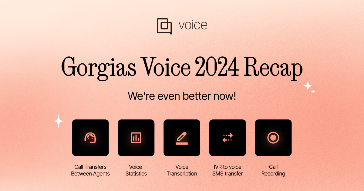 Gorgias Voice Improvements Recap ✨