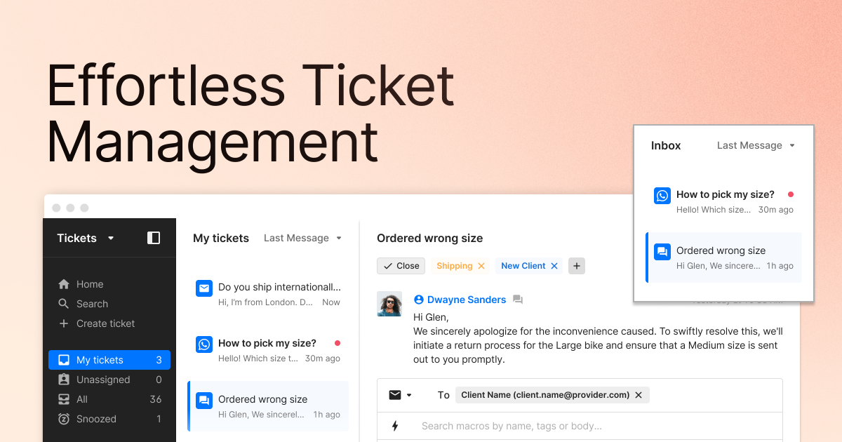 It's here! The Tickets Panel is now live💫