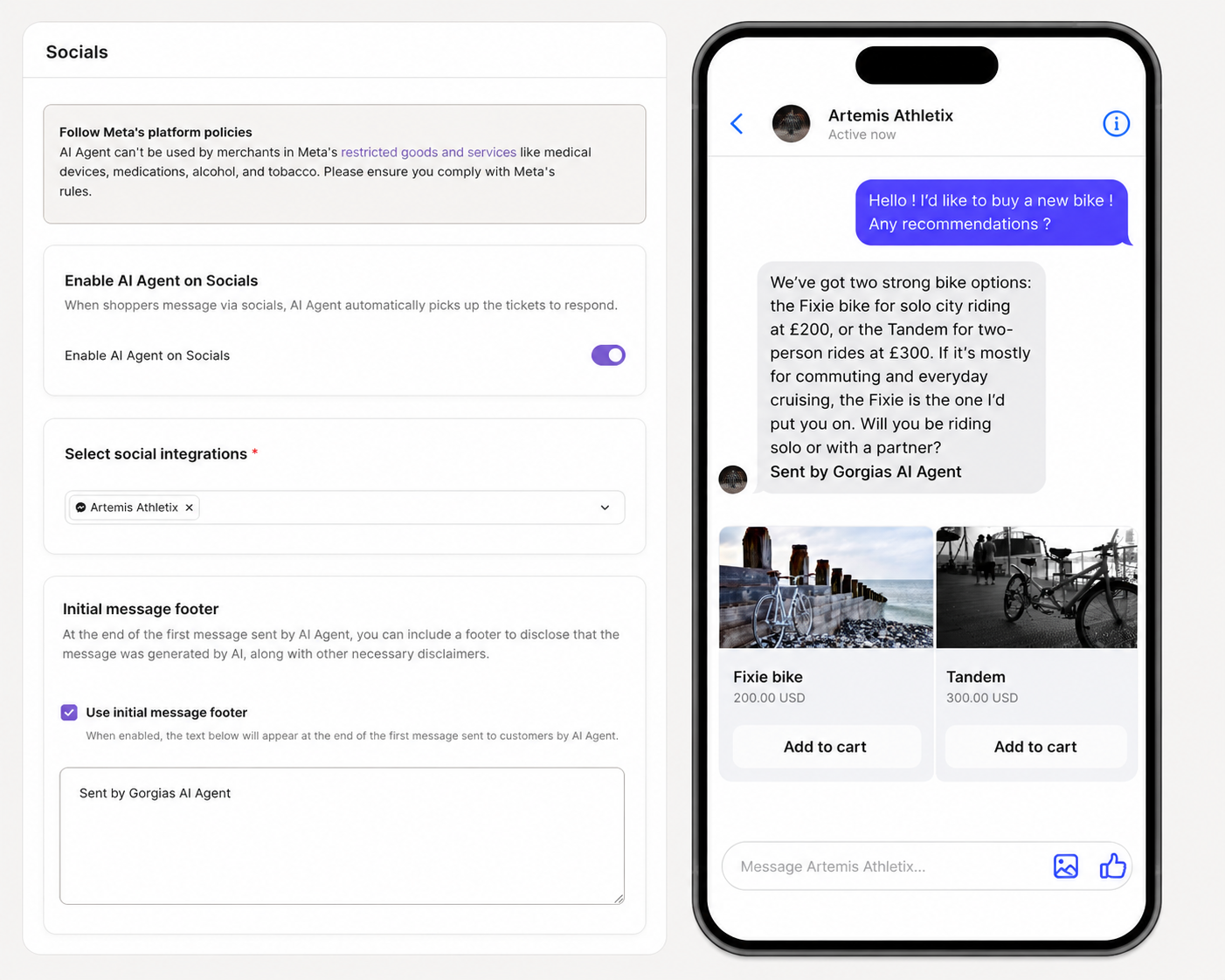 AI Agent on Socials