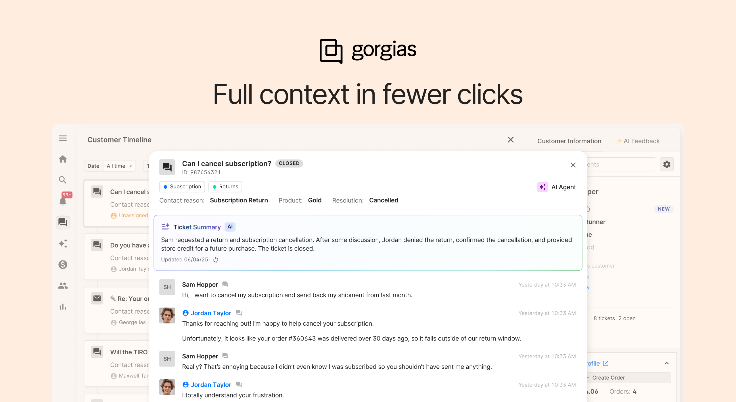 See the full story faster: AI summaries and improved UI in the Timeline