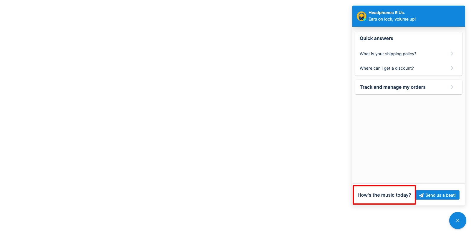 Tone of voice for the chat 📣