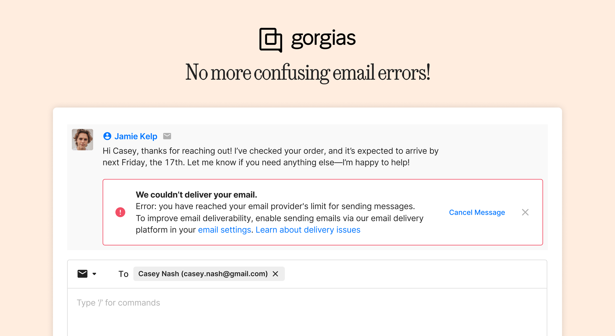 Email error and connection improvements: Clear explanations & fast fixes