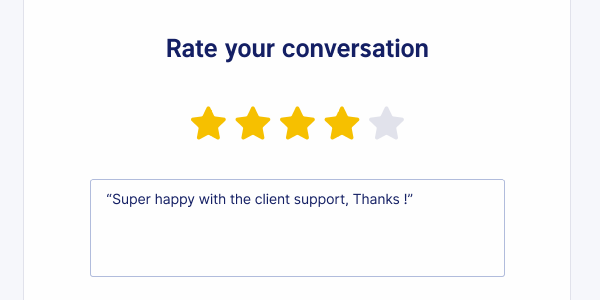 Customer satisfaction surveys