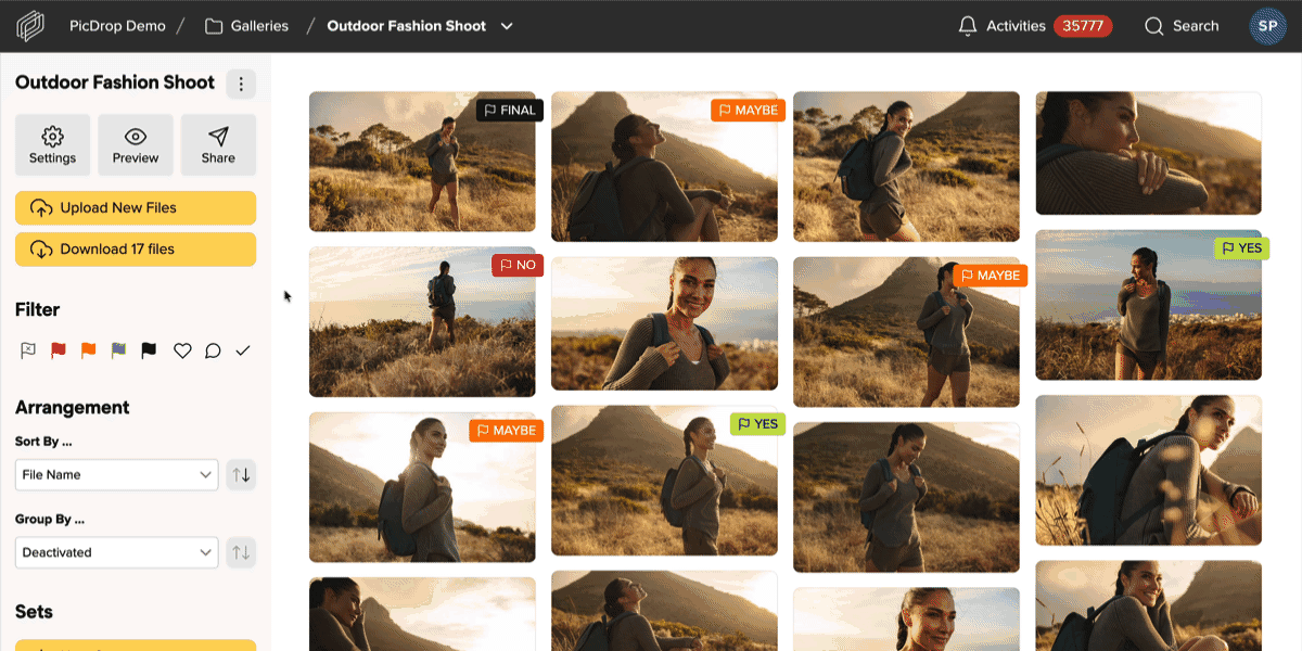 📅 Stay organized: galleries can now expire automatically