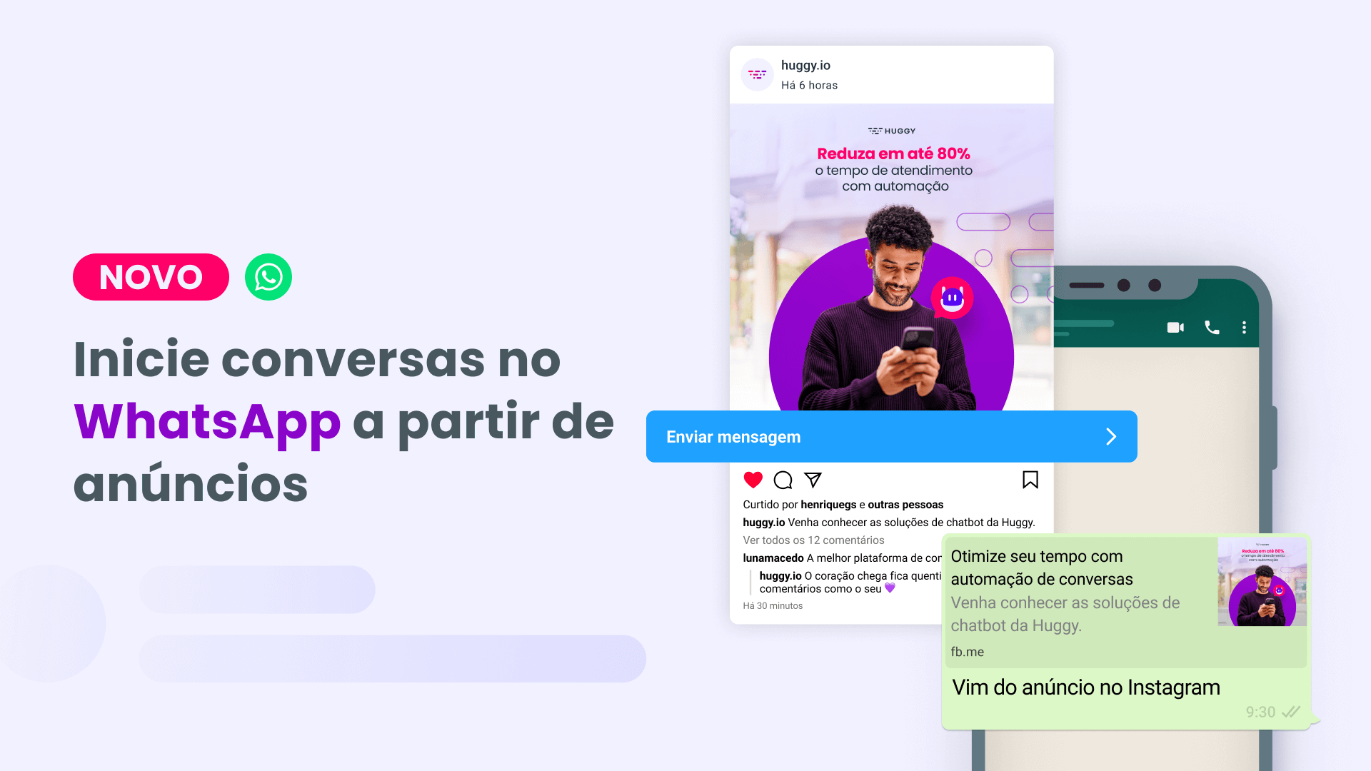 Inicie conversas no WhatsApp a partir de anúncios