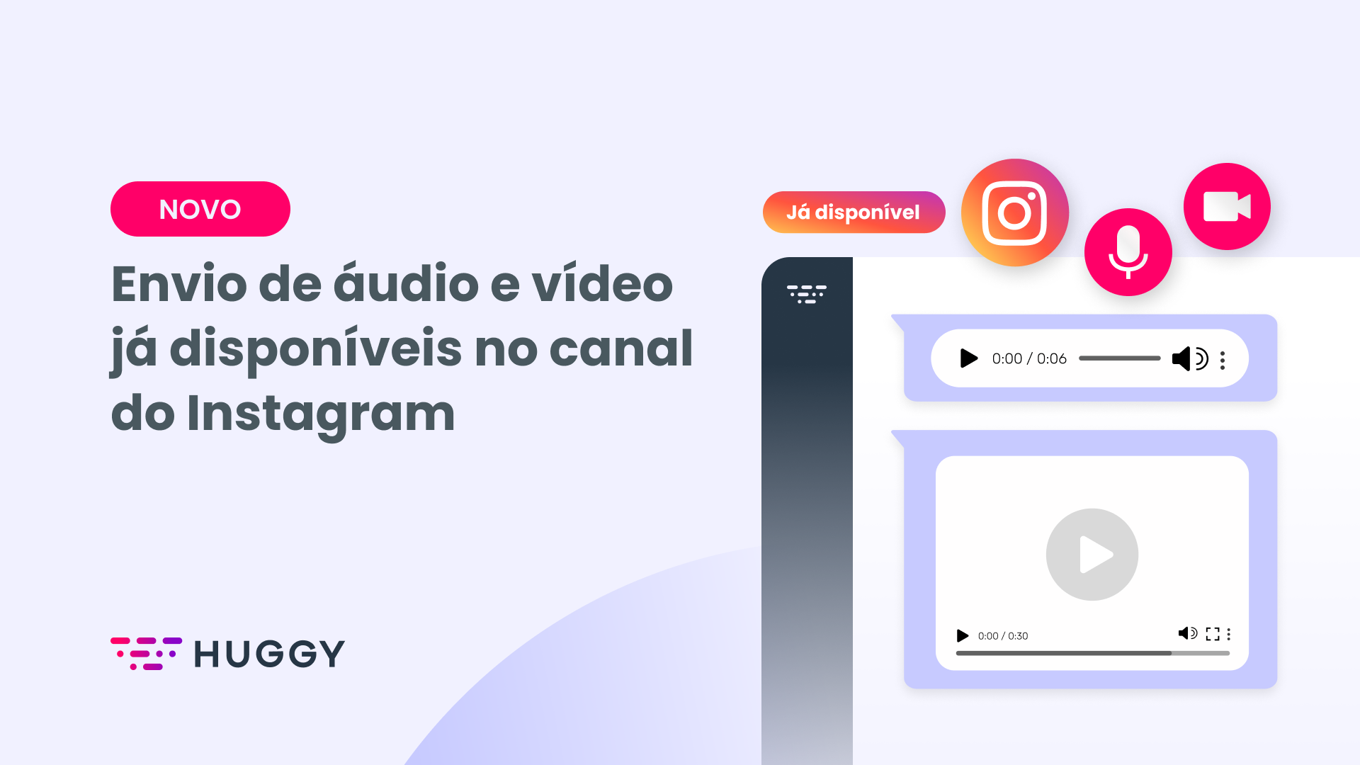 Envio de áudio e vídeo já disponíveis no canal do Instagram