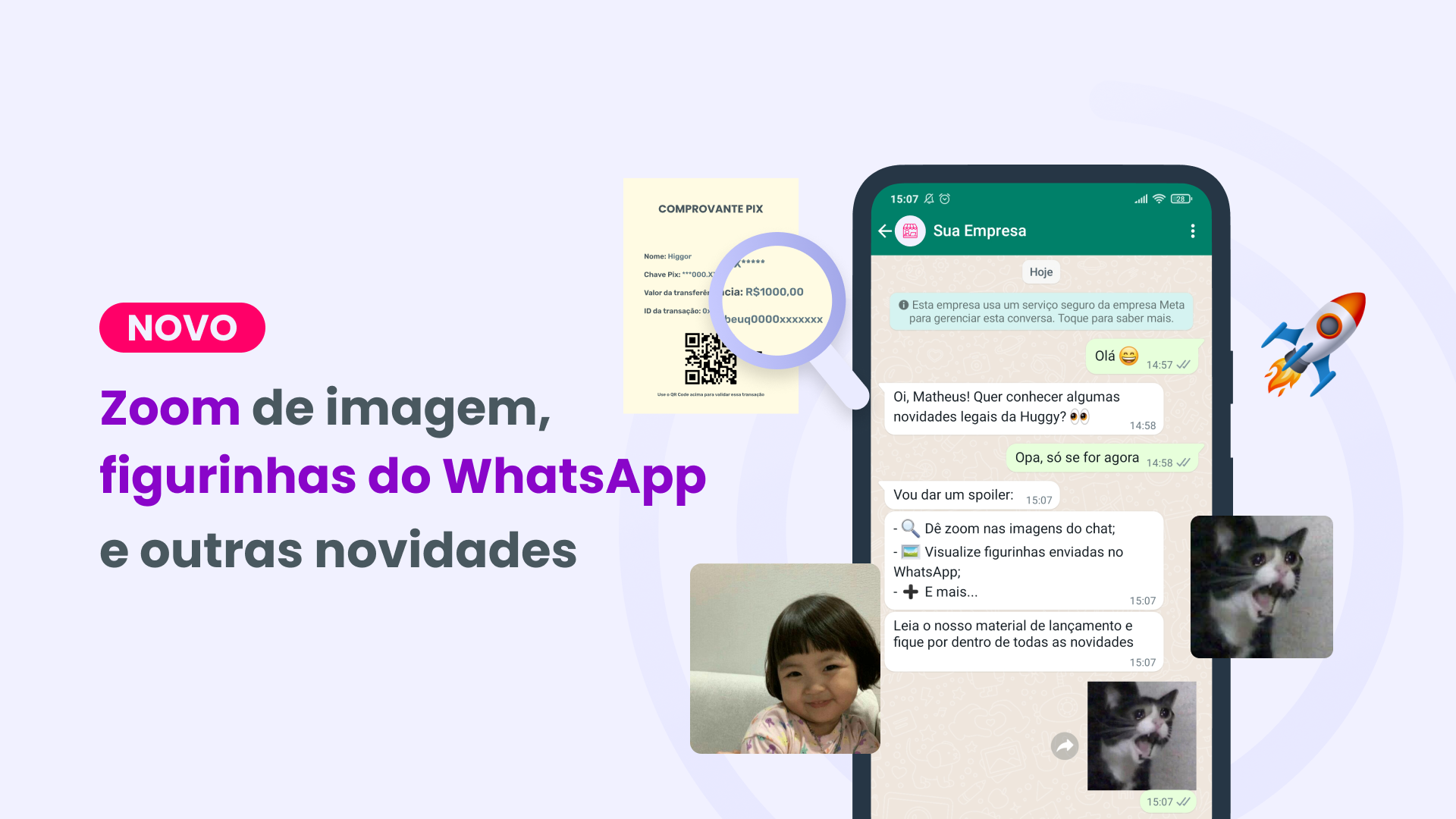 Meu ZapZap - Imagens O recado de hoje é - Outras para Whatsapp e