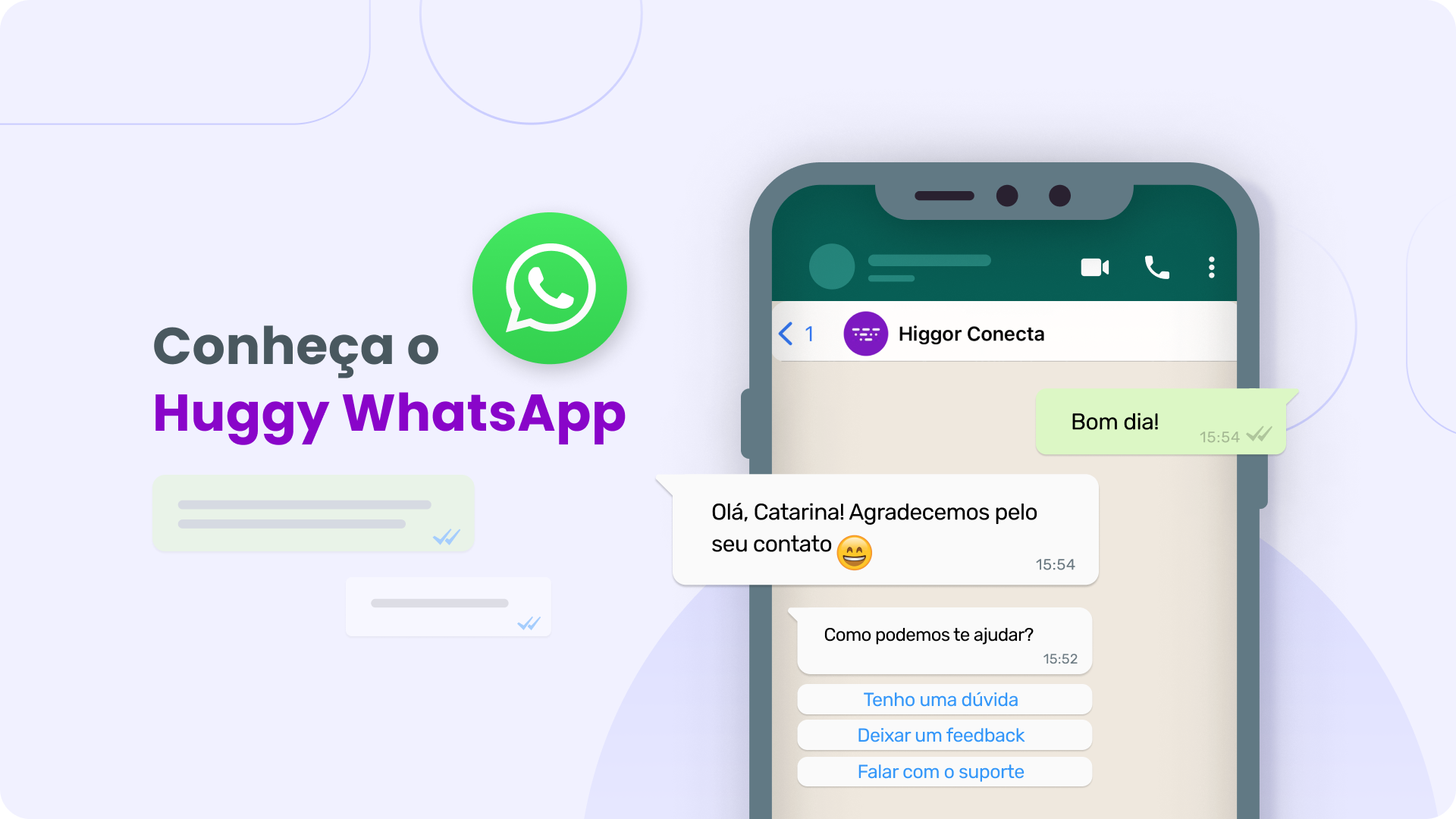 Conheça o Huggy WhatsApp