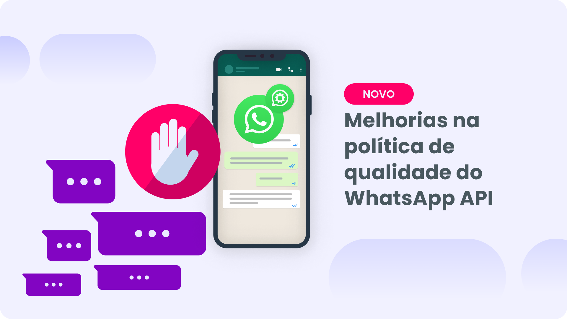 Melhorias na política de qualidade da WhatsApp API