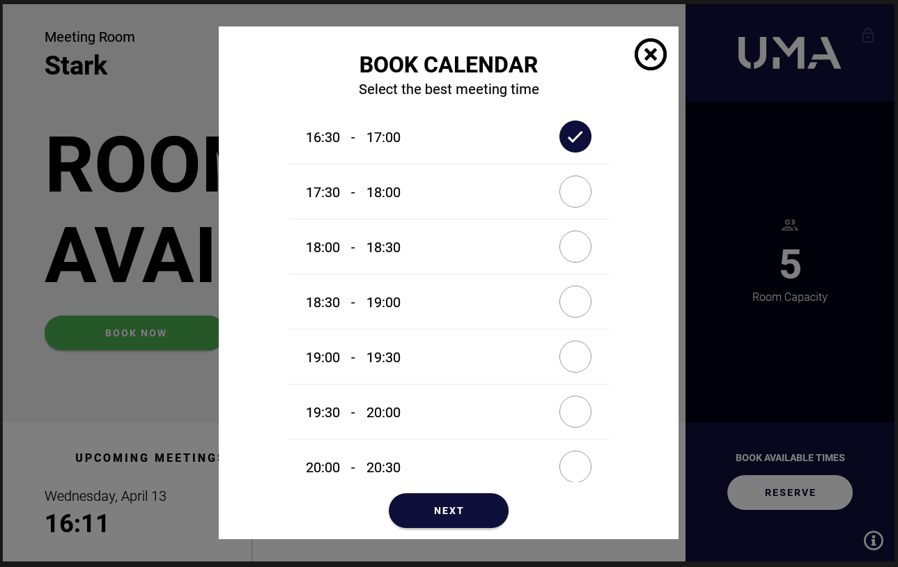 π₯οΈ Meeting Room Display App - Use Your Account