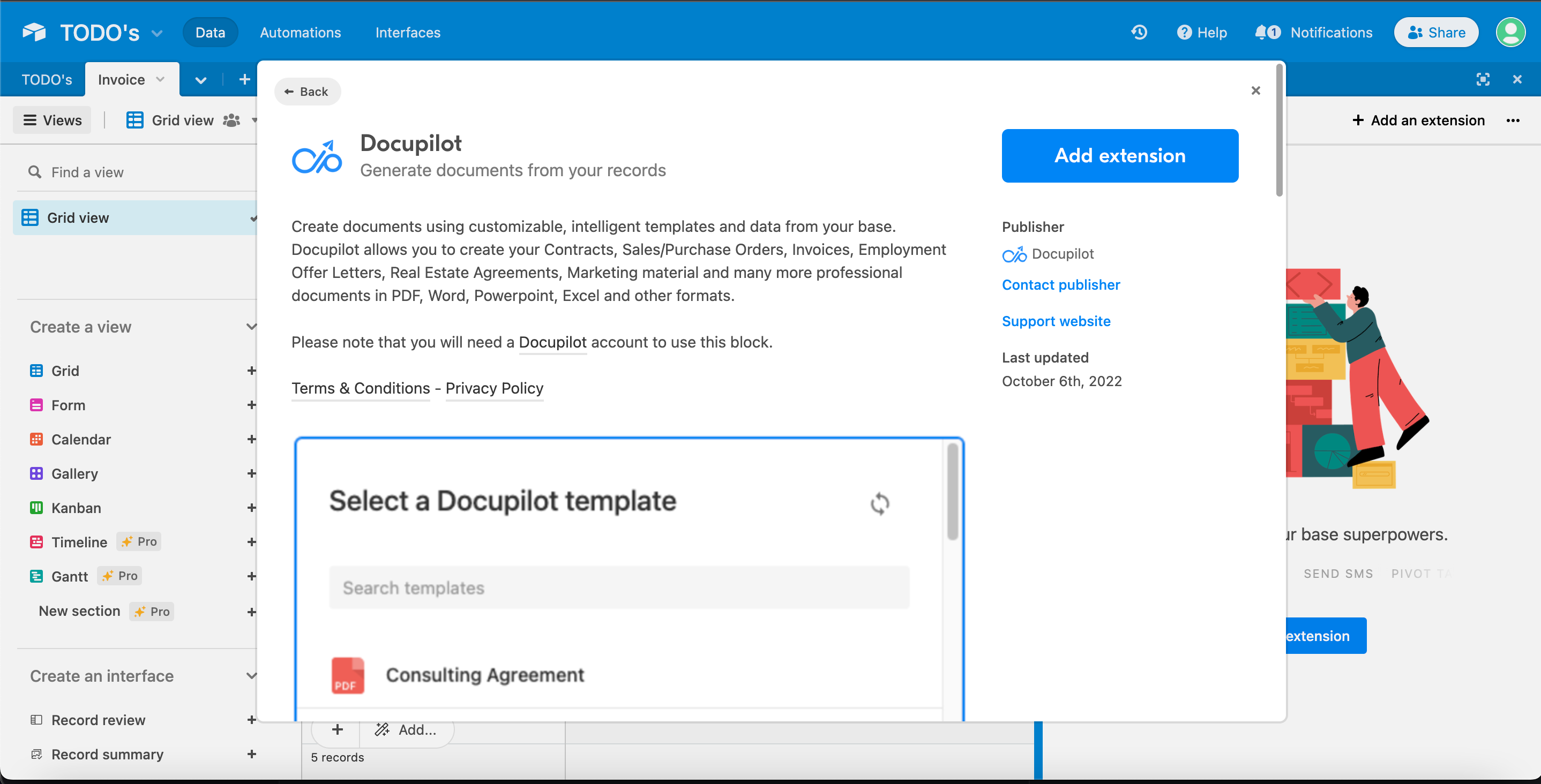 Airtable Extension