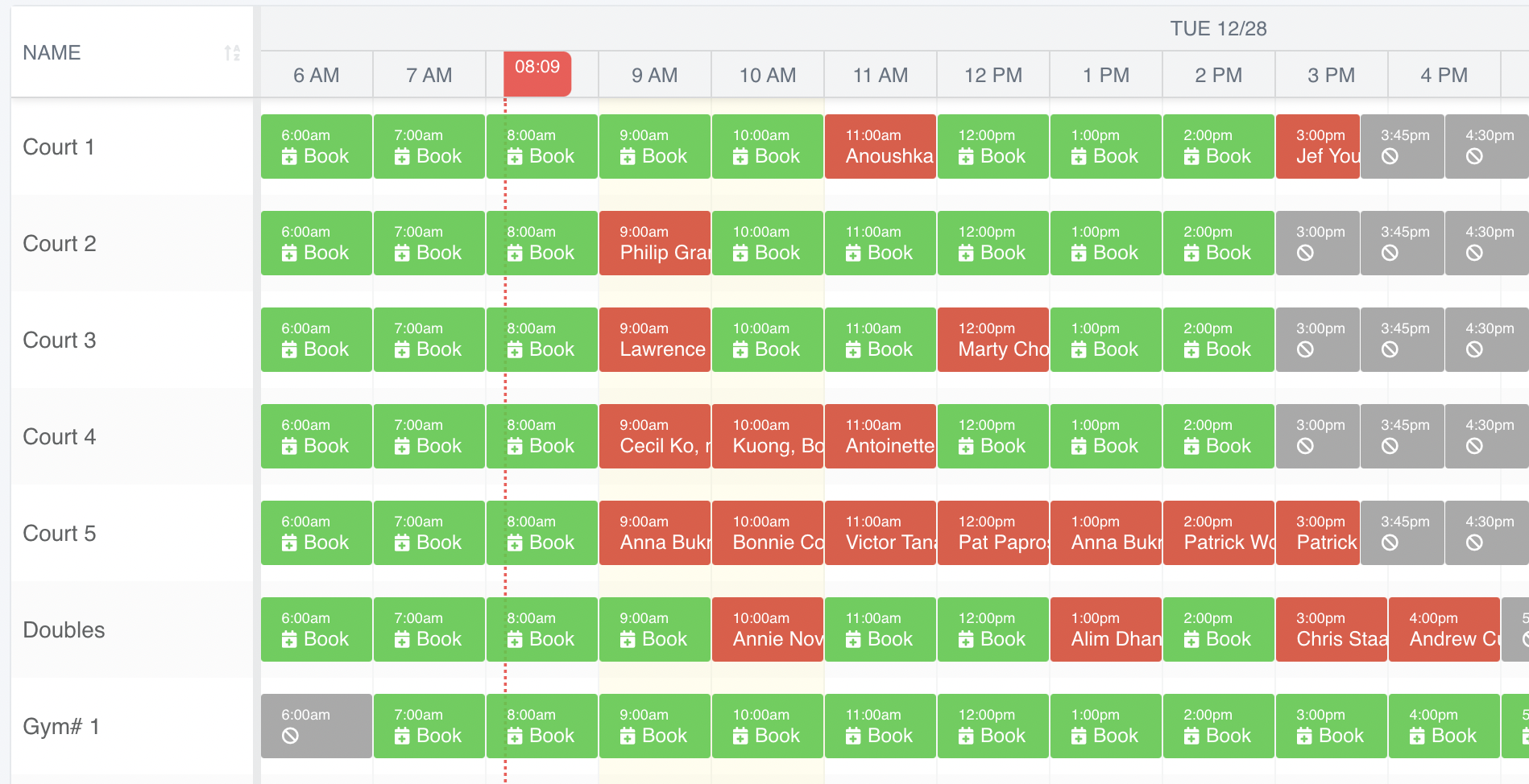 New Booking Views (Beta)