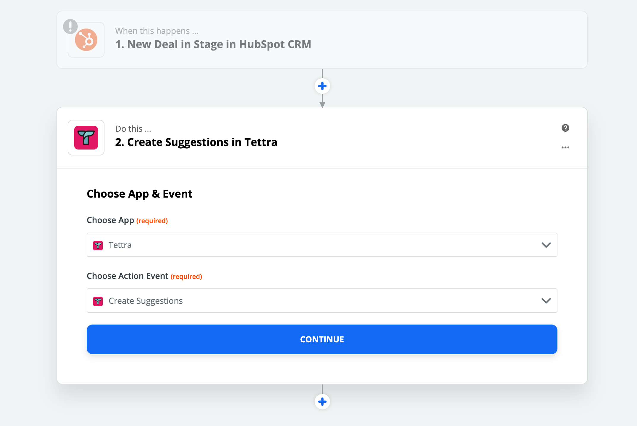 Create suggestions via Zapier