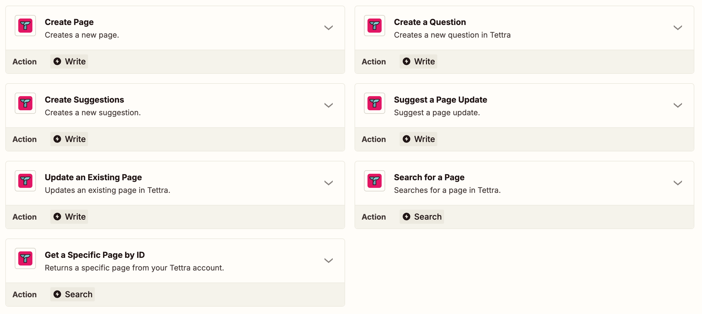 New Zapier Actions