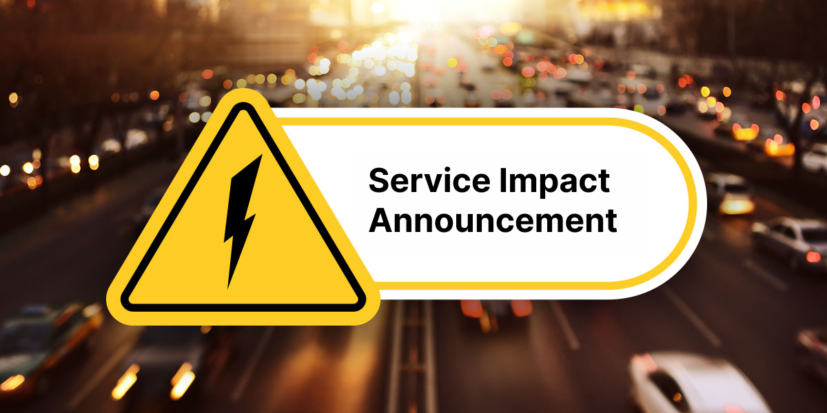 Service Impact Announcement: Partner PowerFleet cannot access Vista Portal  – RESOLVED