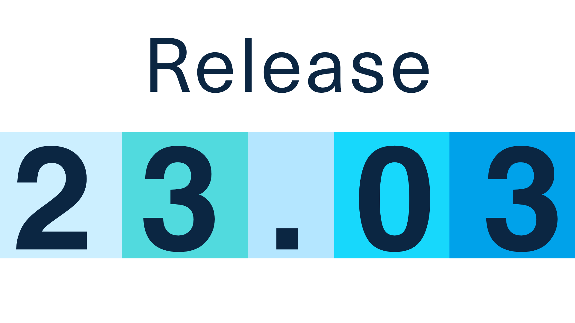 Release 23.03