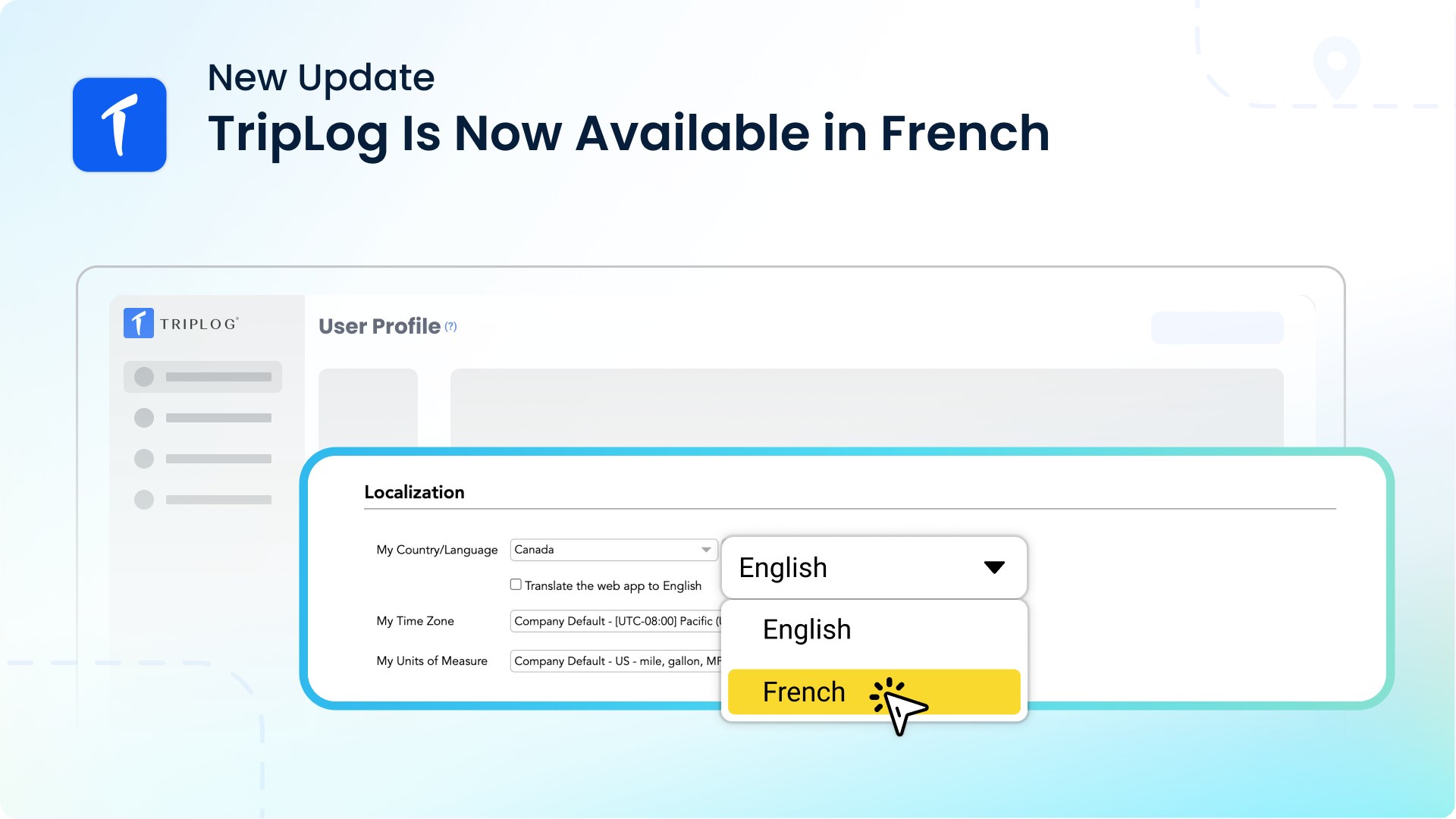 TripLog Is Now Available in French!