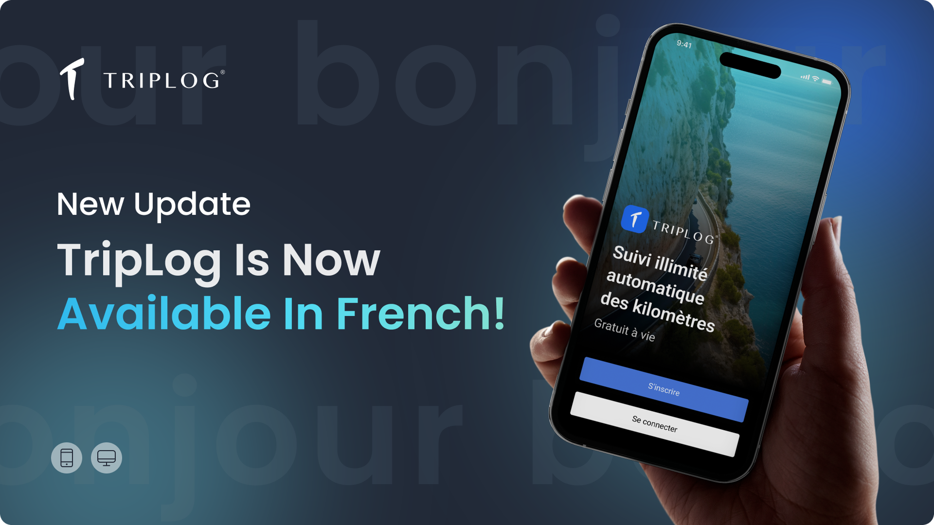 TripLog Is Now Available in French!