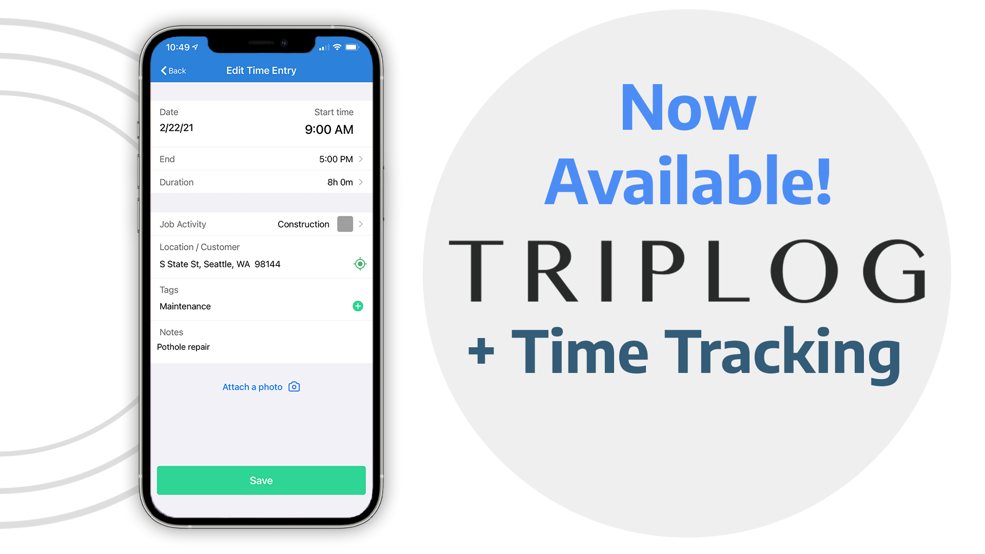 TripLog Time Tracking