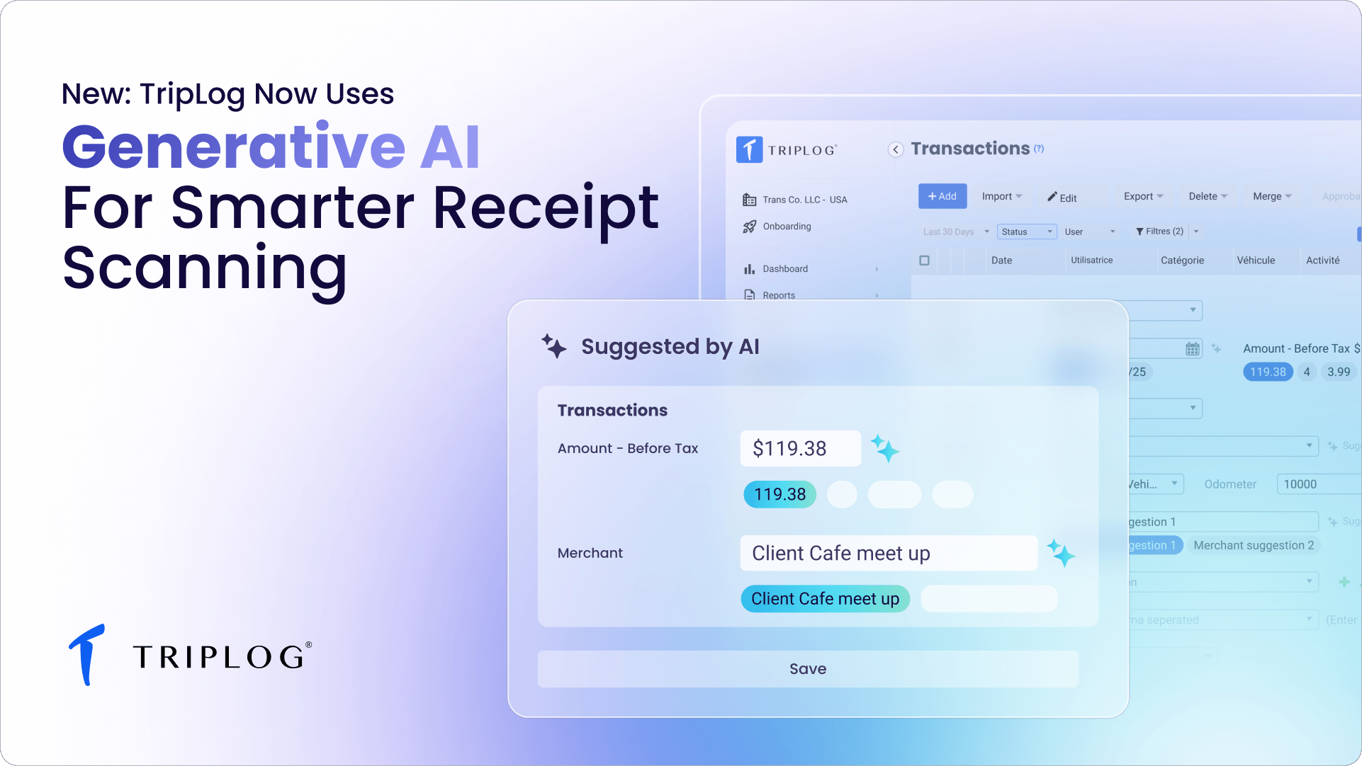New: TripLog Now Uses Generative AI For Smarter Receipt Scanning