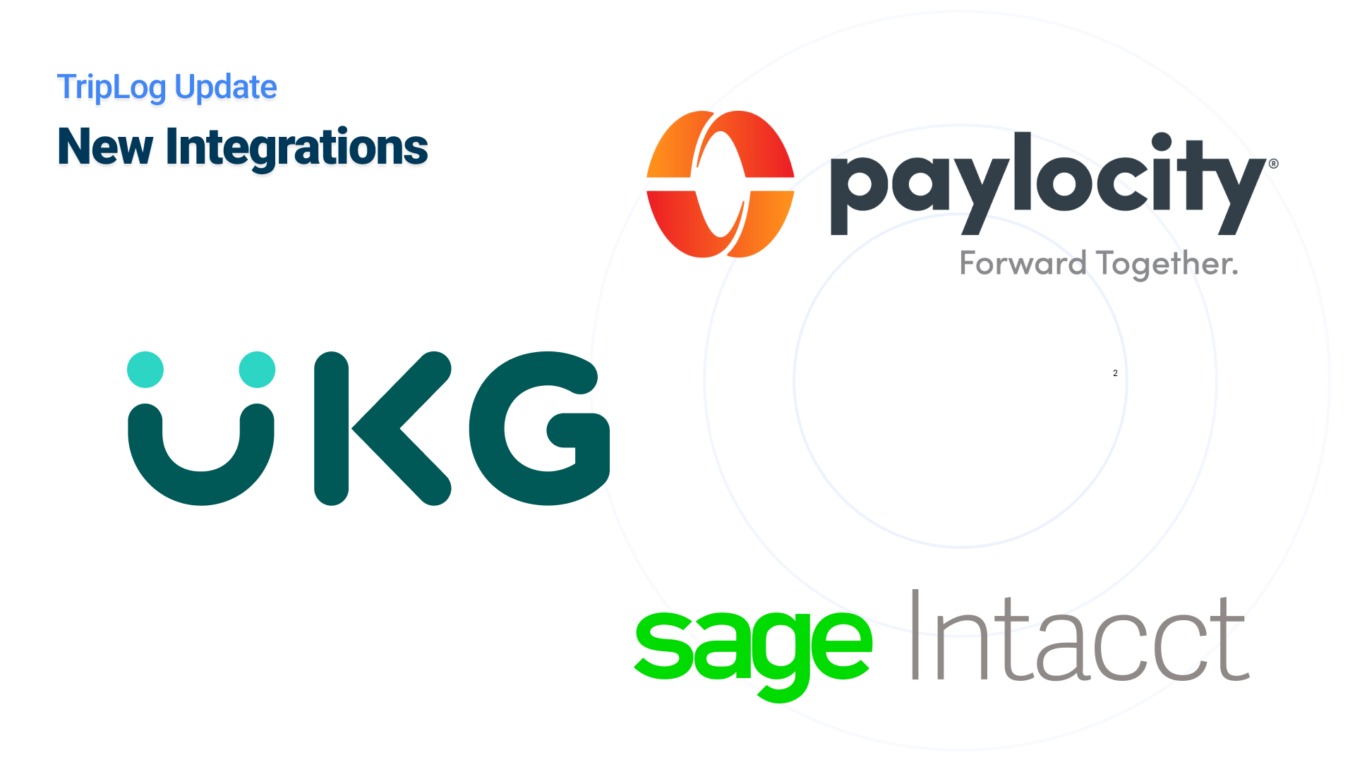 New Integrations: UKG, Sage Intacct, and Paylocity!