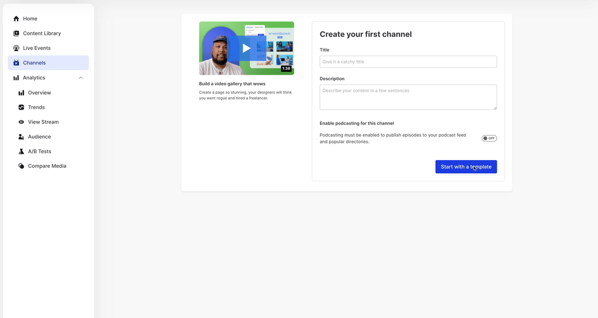 📺 New templates to make channels in a snap