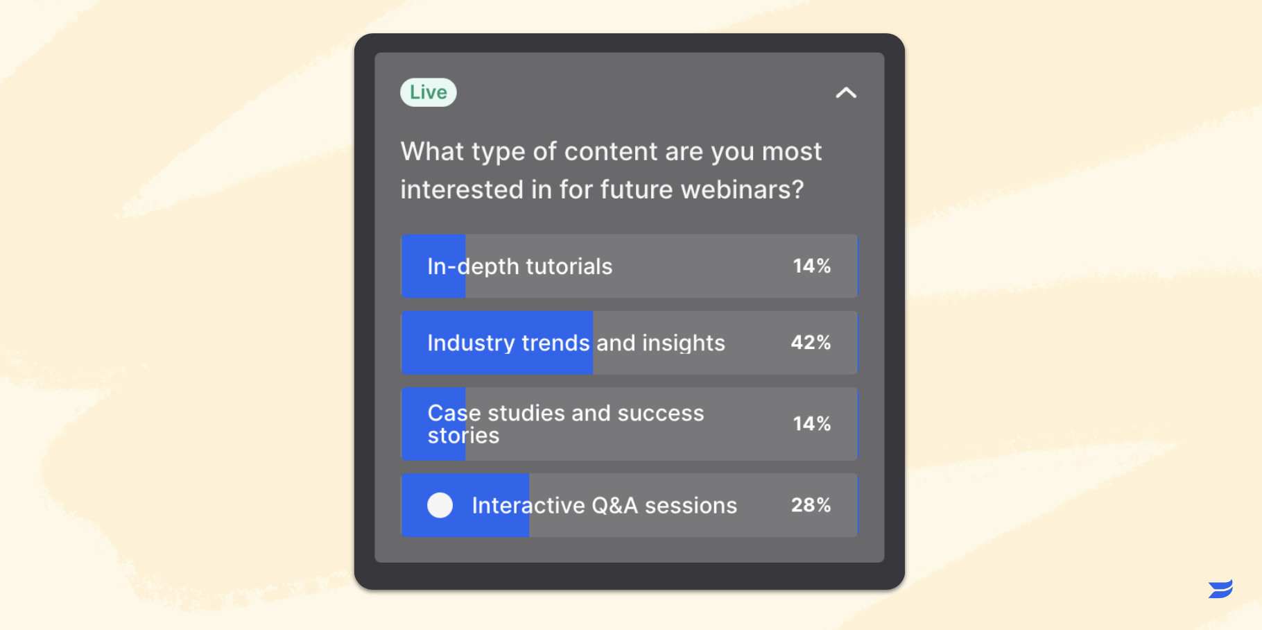 📊 Introducing Polls for live events 
