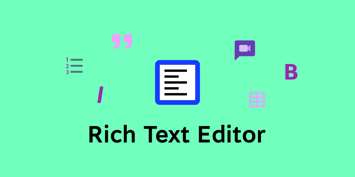 Rich Text Editor âœ�ï¸�