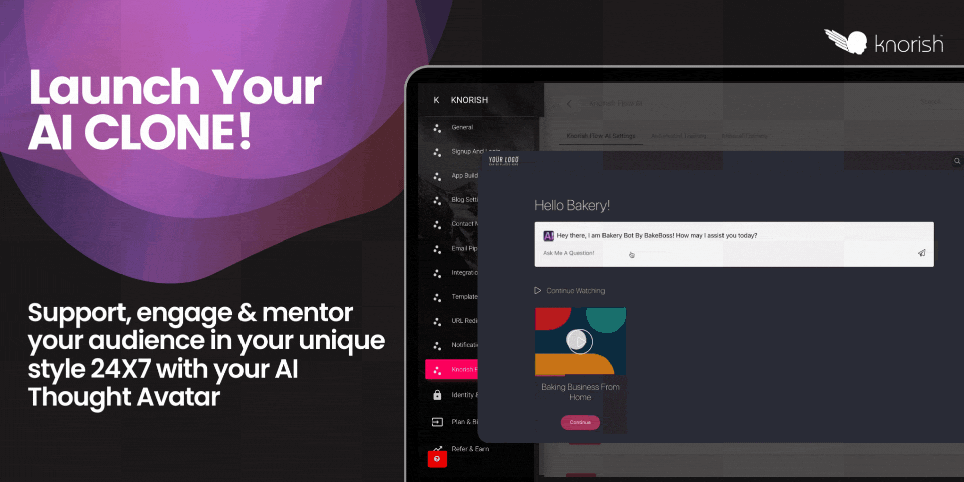 Build Your AI Thought Avatar With Knorish Flow AI
