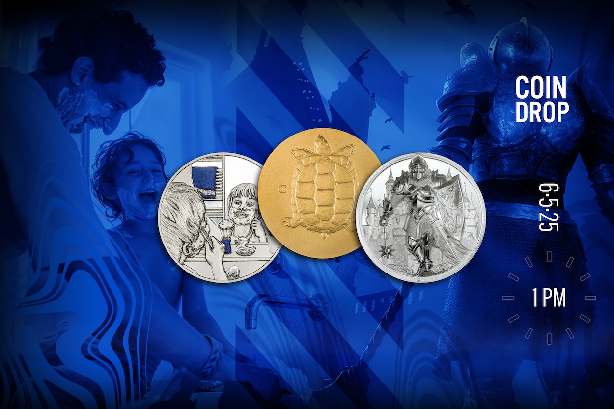 Coin drop: Symbols of strength