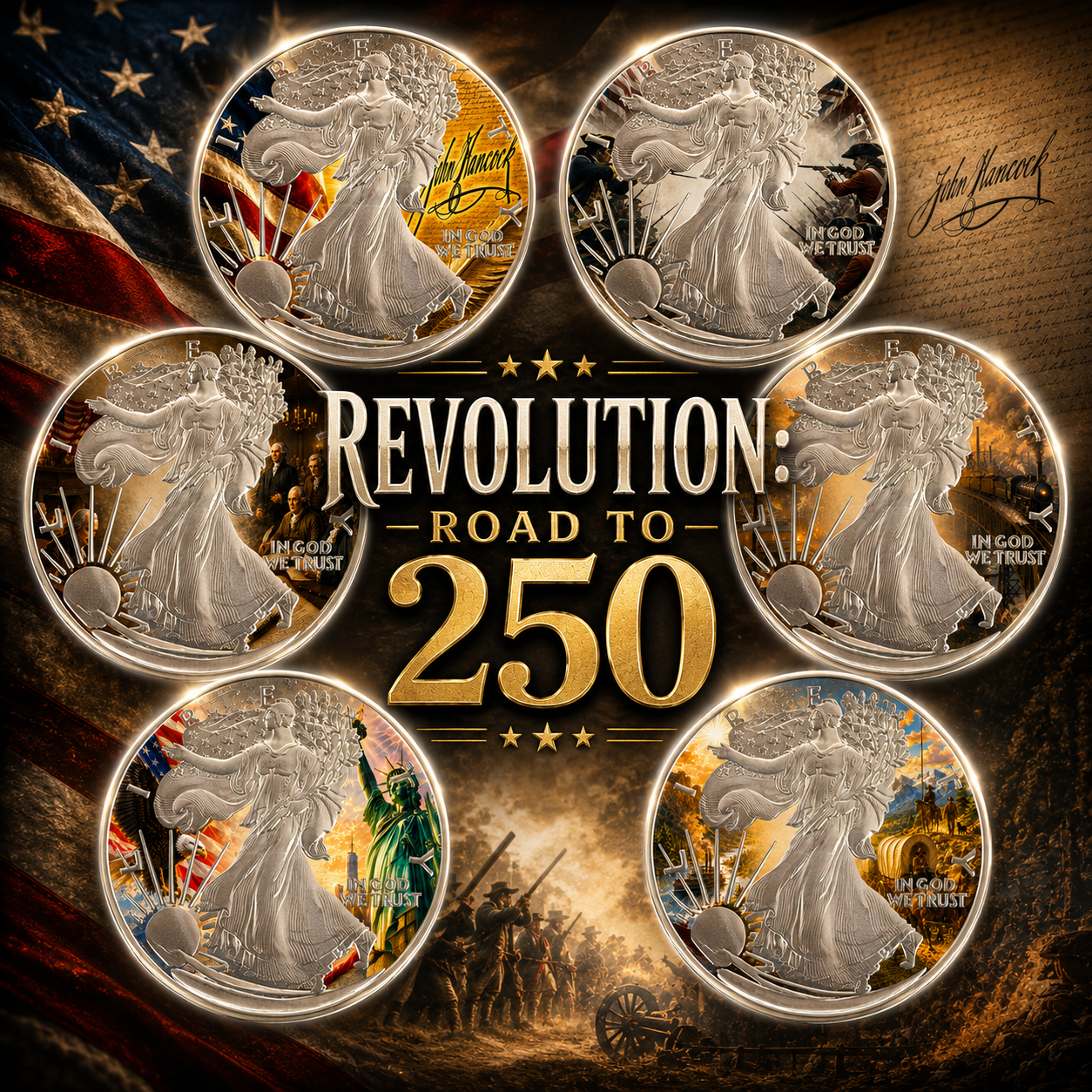 The road to 250 is already rolling. Catch up before August.