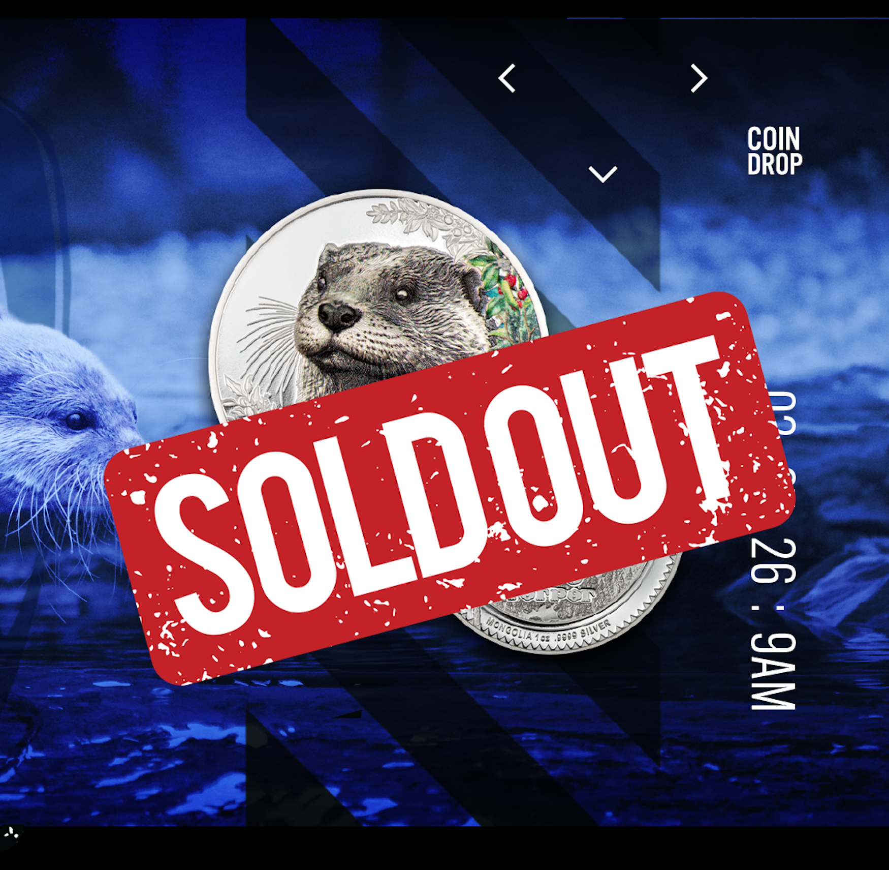 Just like that, another coin sells out