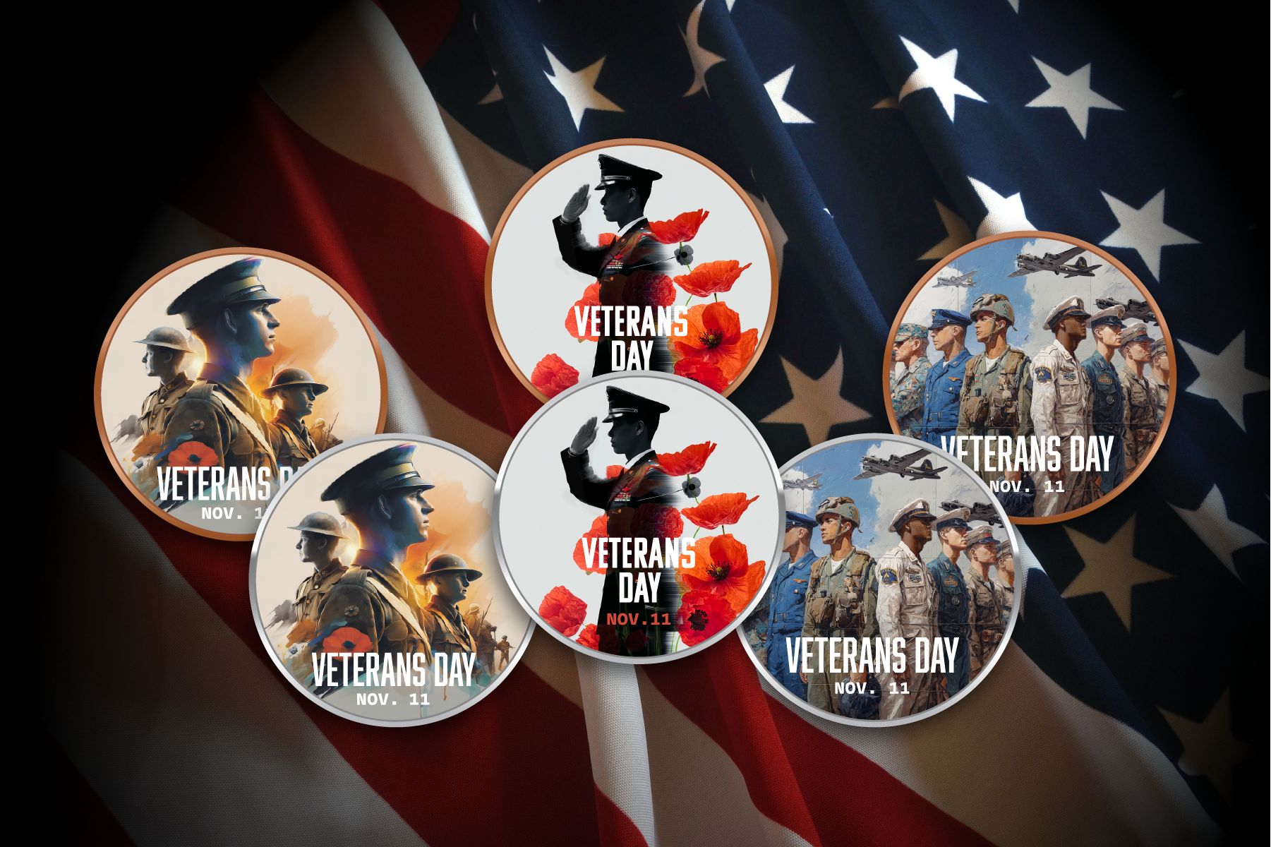 Veterans Day collection honors the courage of service