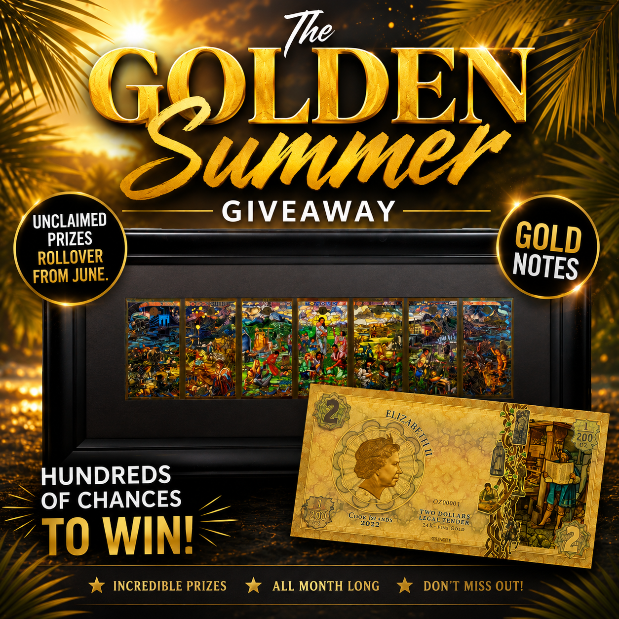 Last chance: Golden Summer Giveaway ends Sunday