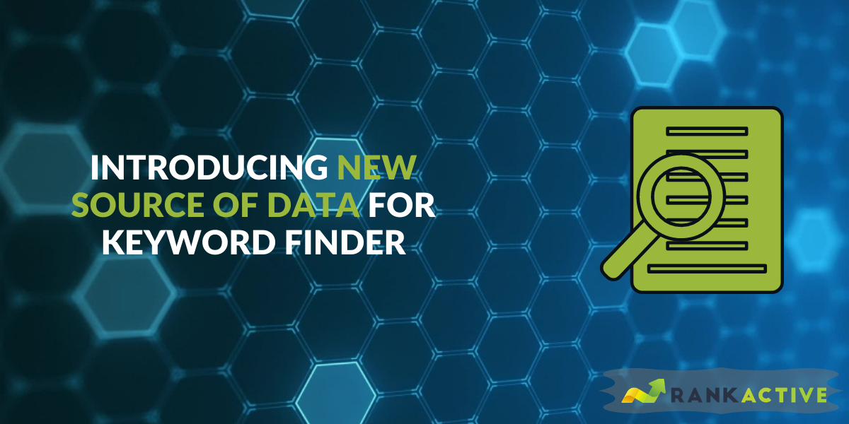 Introducing New Source of Data For Keyword Finder