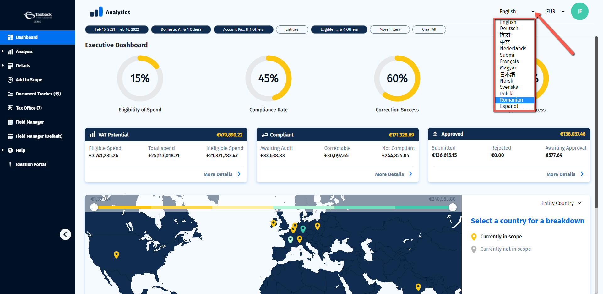 New Languages added to Next Generation Analytics - Spanish and Romanian