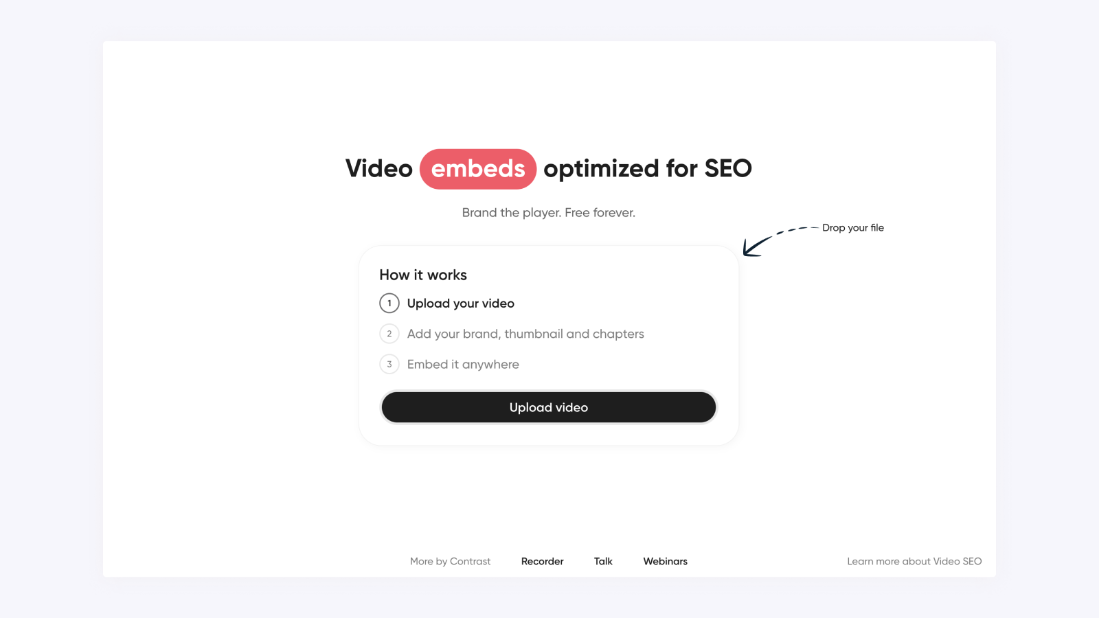 Free tool for Video SEO