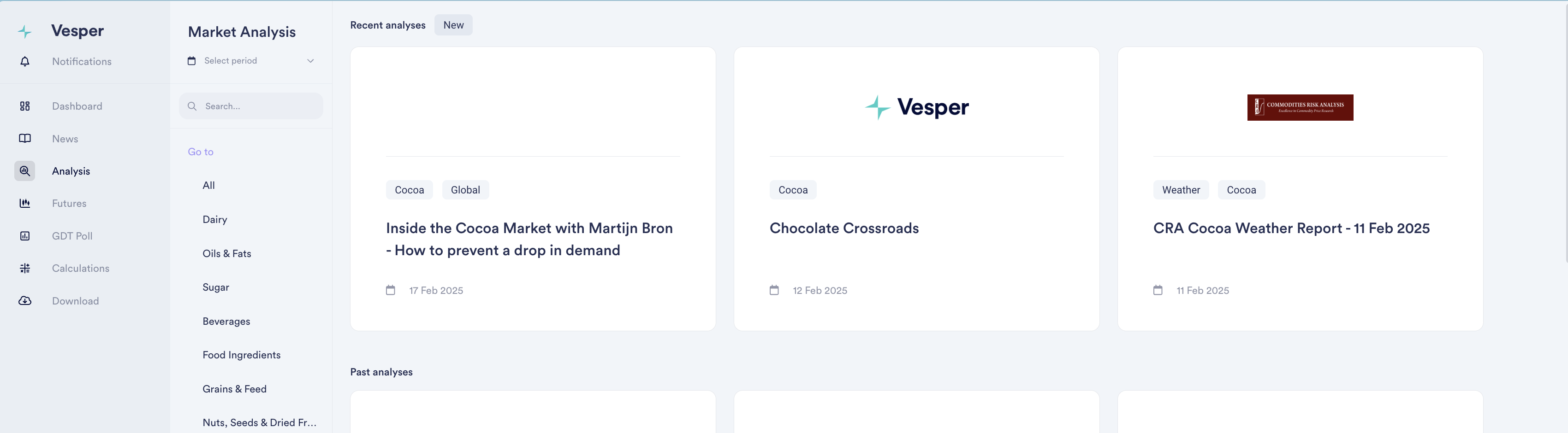 Expanded Cocoa Market Coverage