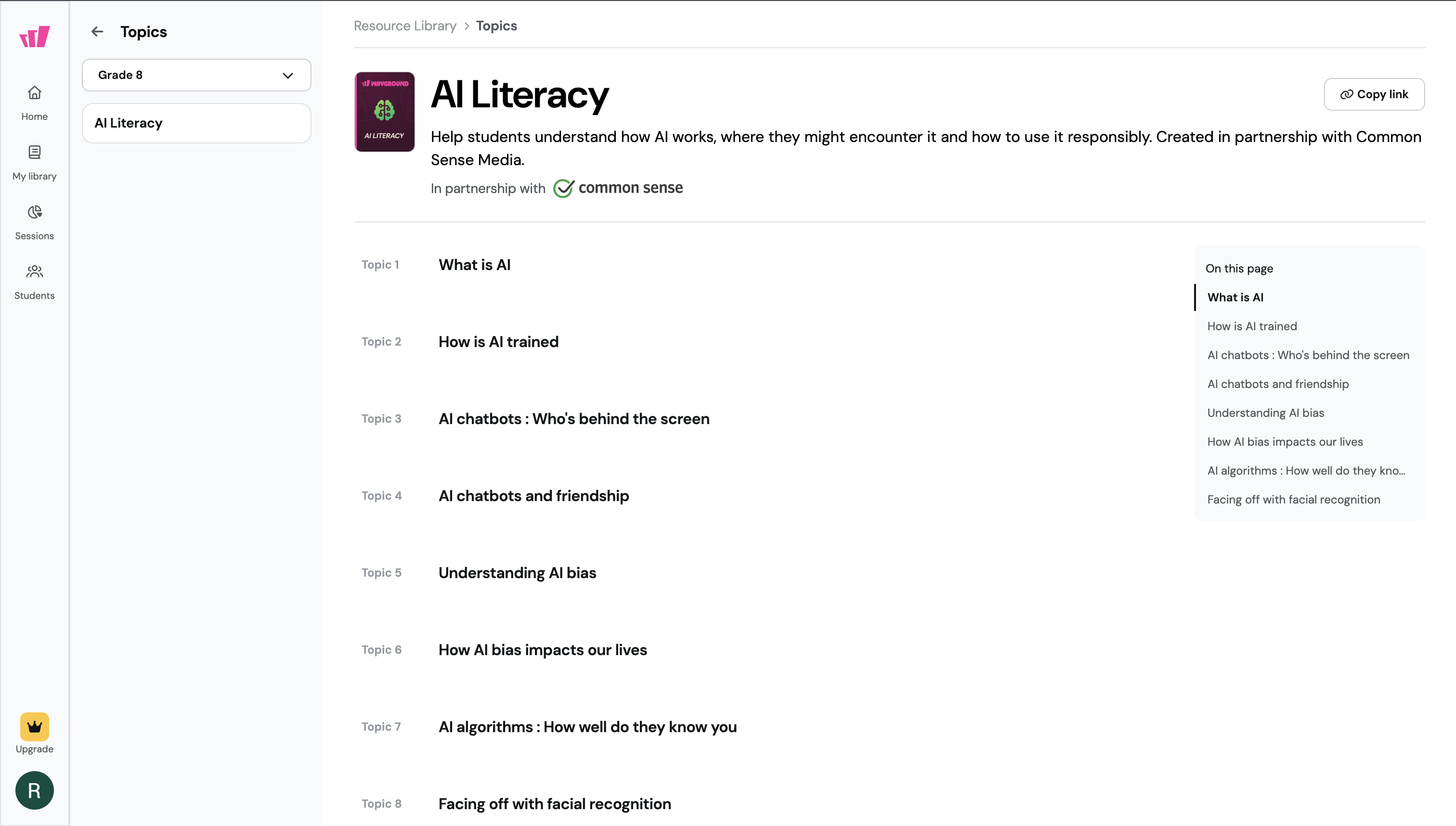 Teach AI Literacy with free, standards-aligned resources from Common Sense Media