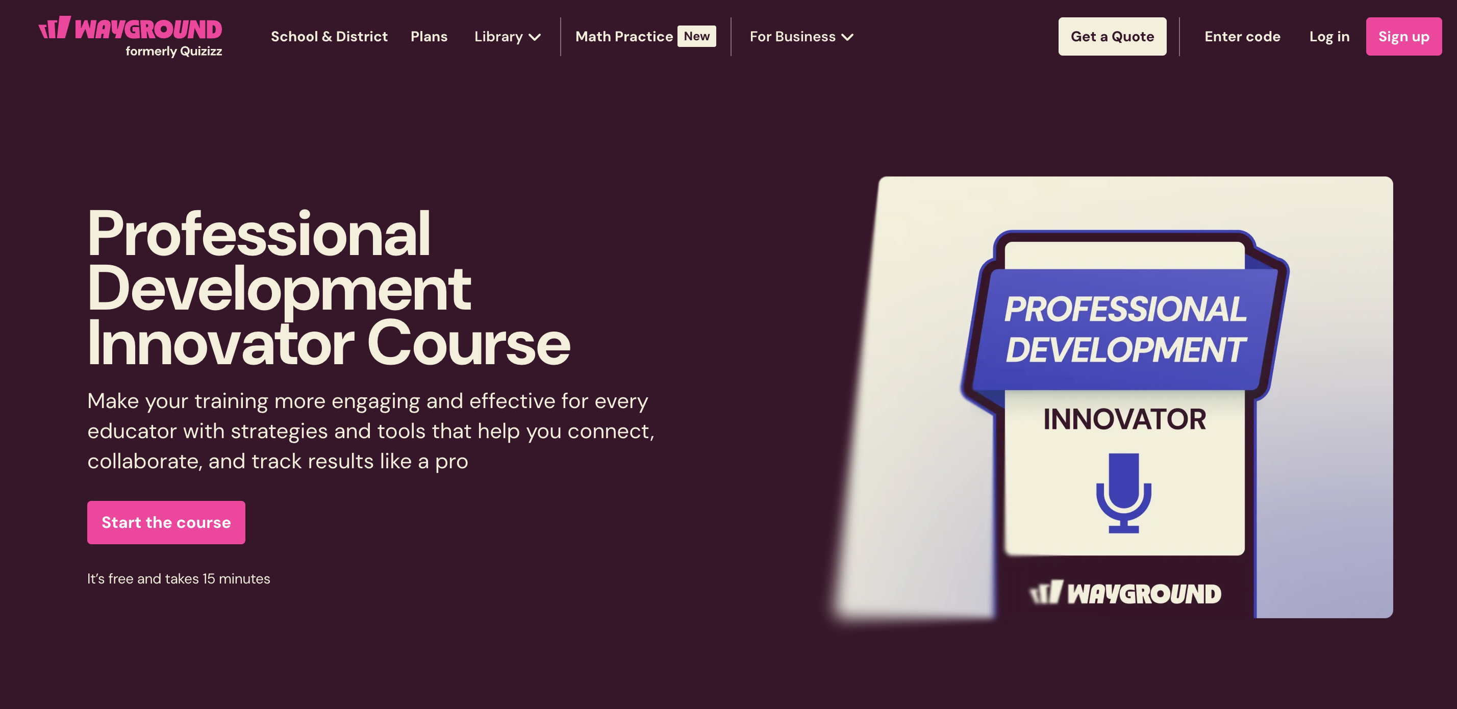 Train your staff with a free 15-minute course built for tech and instructional coaches