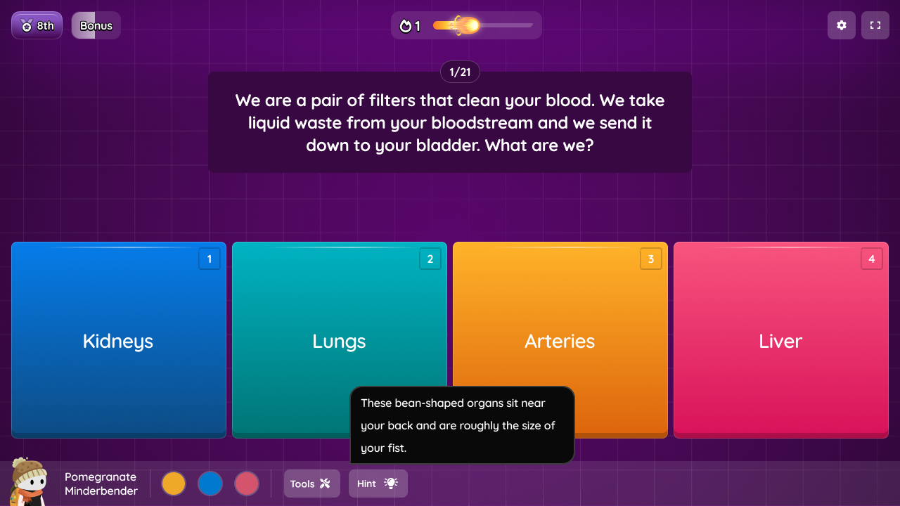 Give specific students hints
