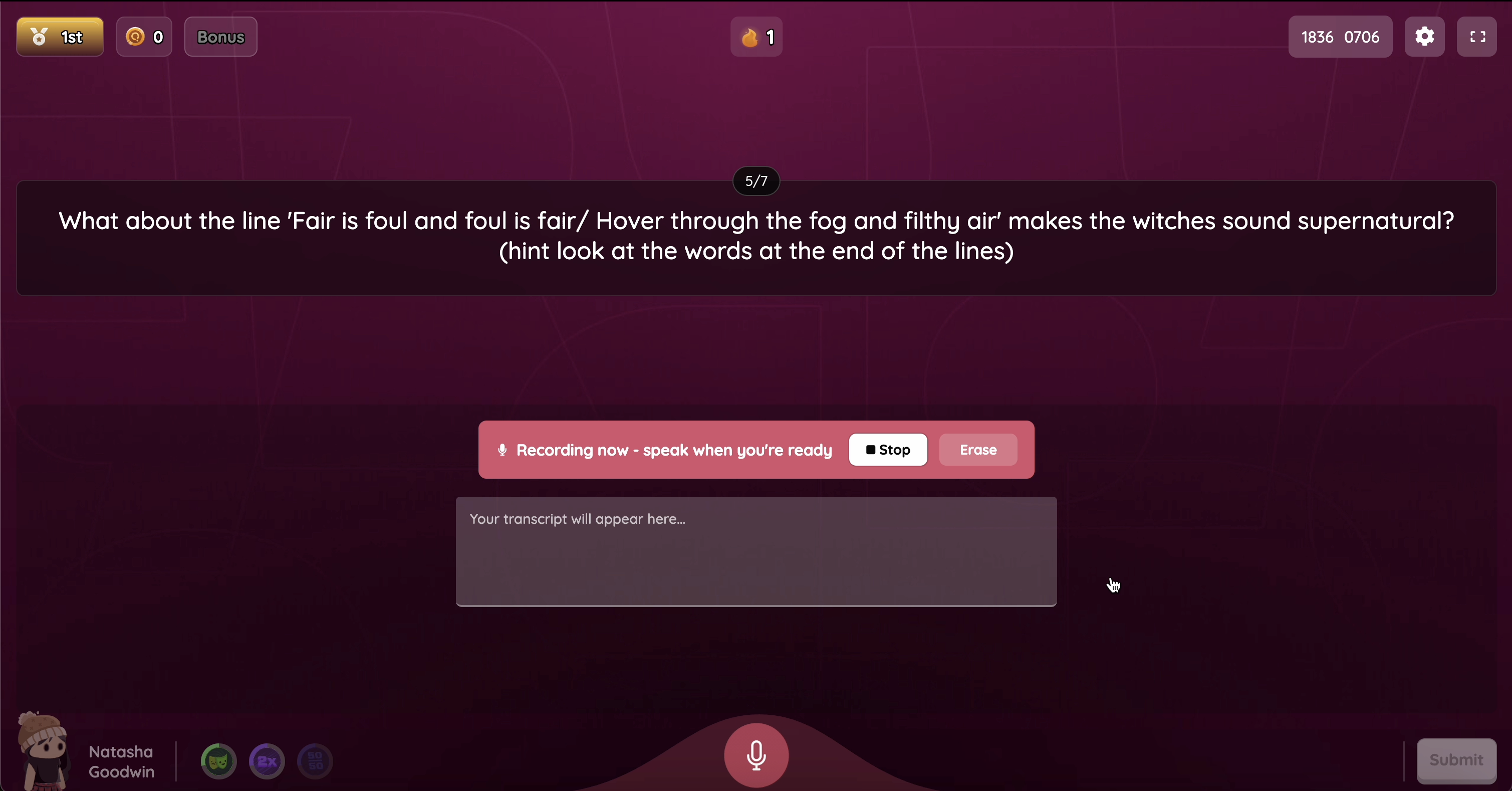 Support learners with Speech-to-Text accommodation