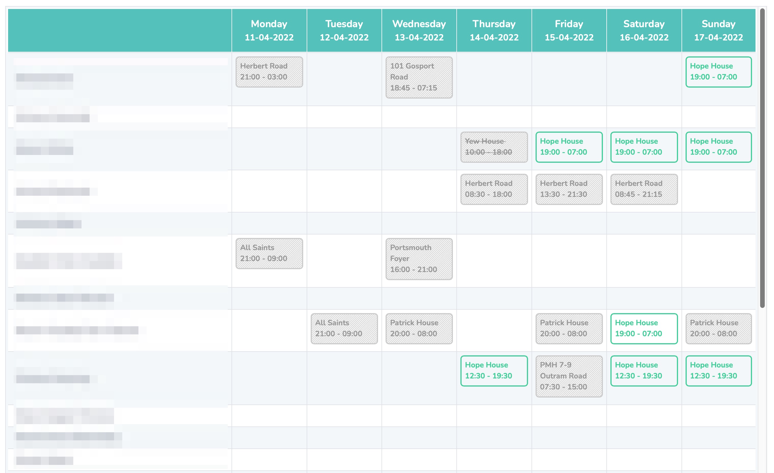 Booking Managers can now view all shifts