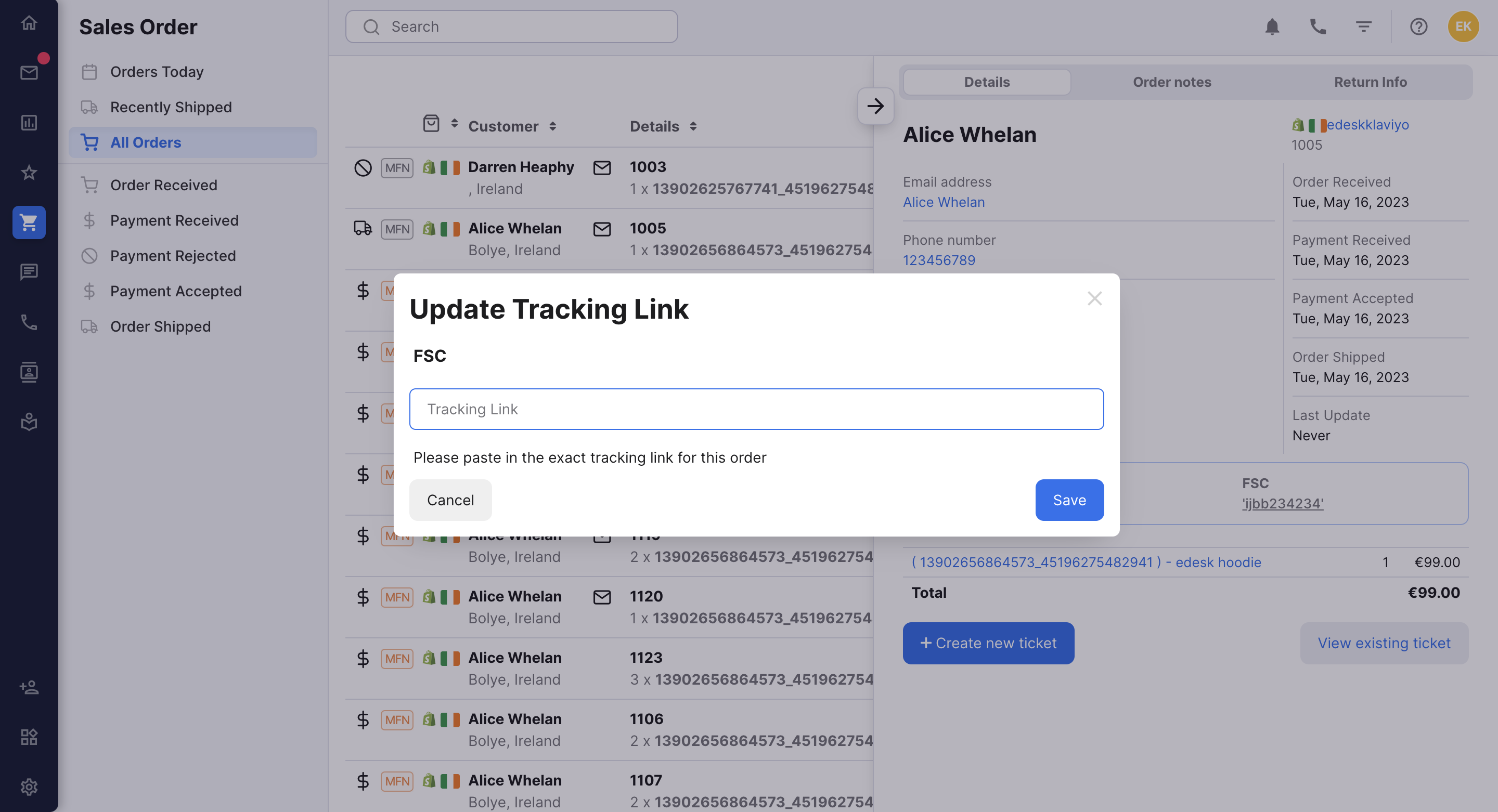 Tracking Code Mapping