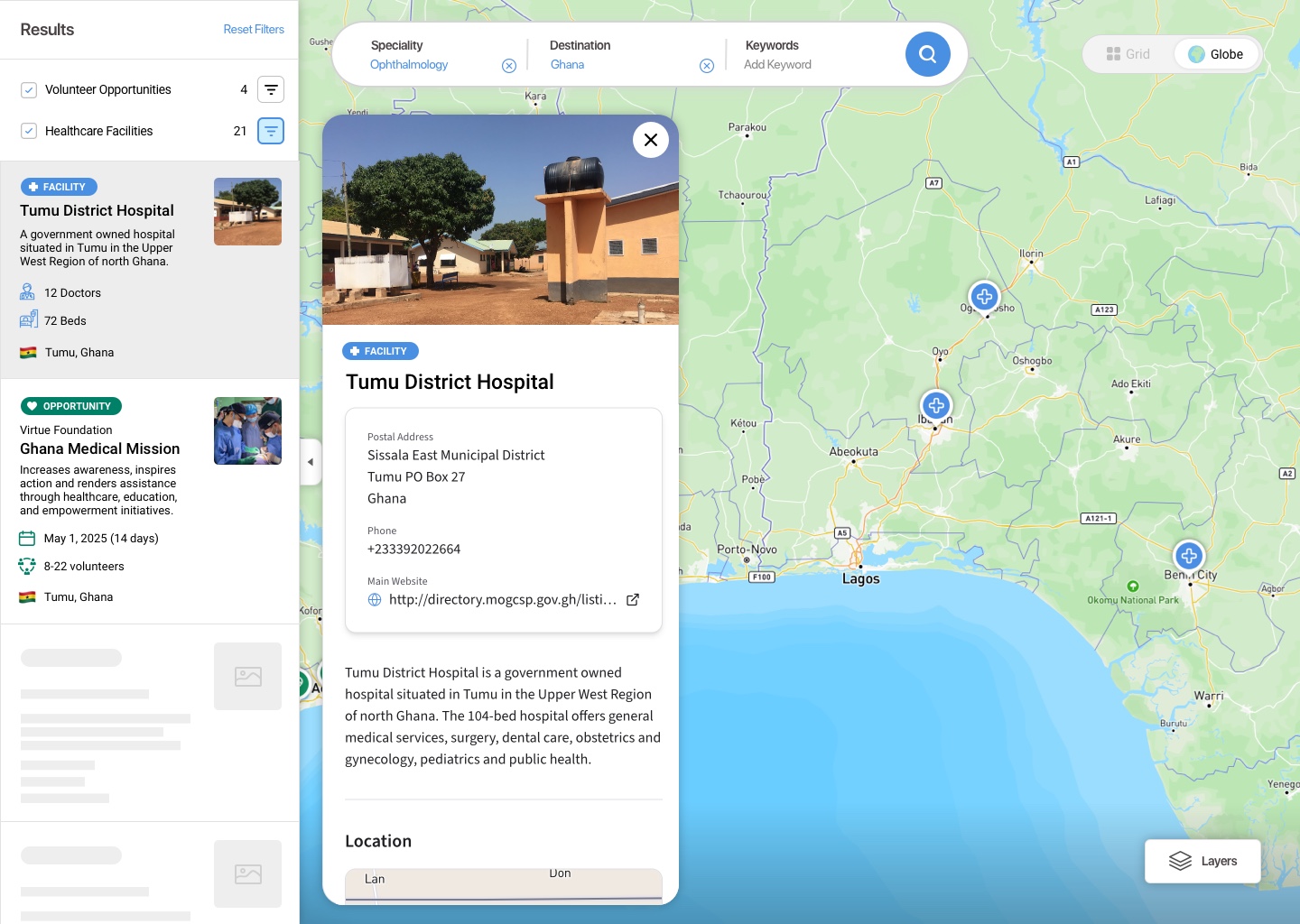 Content Modal for In-Map Exploration