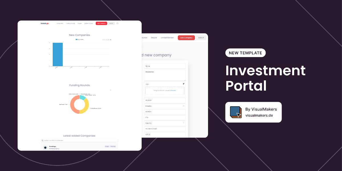 π° A new template: Investor Portal!