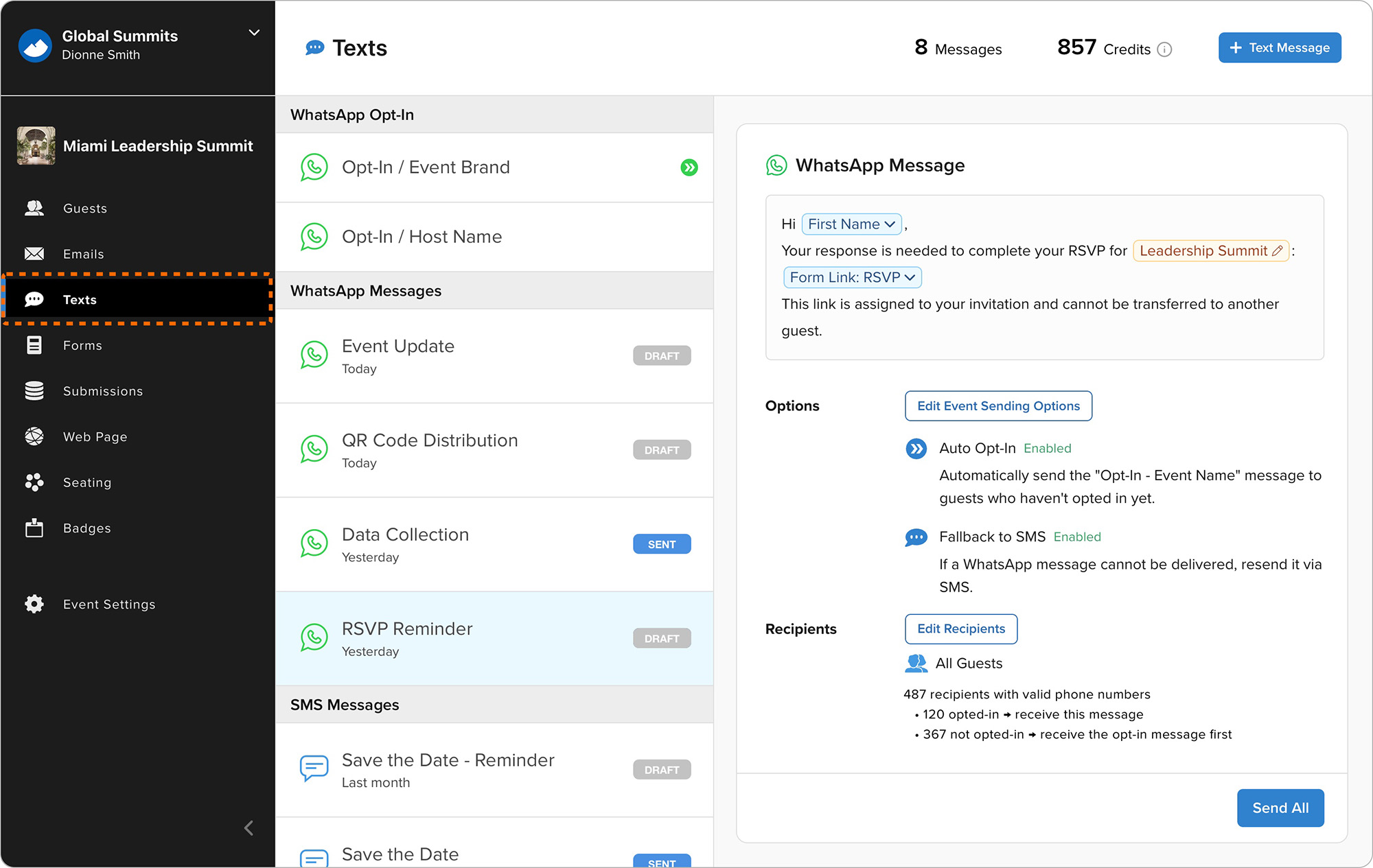 WhatsApp Messaging Has Arrived in Diobox